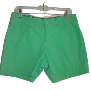 Lee's Natural Fit Women's Shorts Size Medium (8) - Green